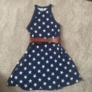 Patriotic star swing dress